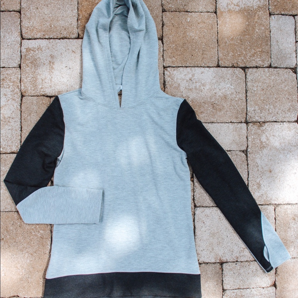 Color block sweatshirt hoodie